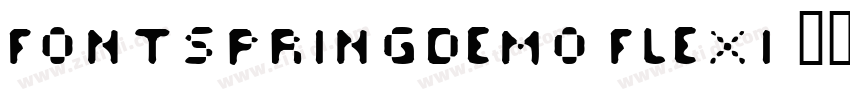 FONTSPRINGDEMO Flexi字体转换